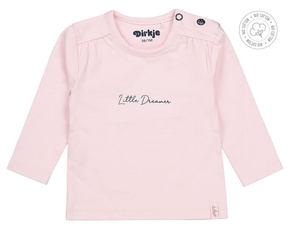 Dirkje dívčí tričko Little dreamer WDB0203 68 růžová