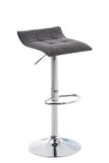 BHM Germany Barová židle Madison, textil, světle šedá