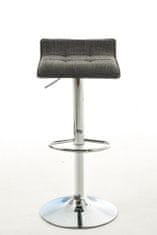 BHM Germany Barová židle Madison, textil, světle šedá