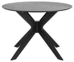 Design Scandinavia Jídelní stůl Duncan, 105 cm, černá