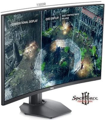 Dell S2722DGM (210-AZZD) gaming monitor 165 Hz, 27 palců high contrast 