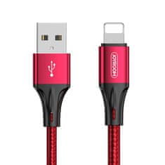 Joyroom Fast Charging kabel USB / Lightning 3A 1.5 m, červený