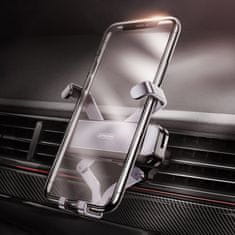 Joyroom Mini Folding držák na mobil do auta, šedý