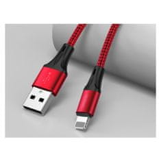 Joyroom Fast Charging kabel USB / Lightning 3A 1.5 m, červený