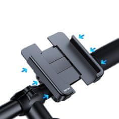 Joyroom Metal Bracket držák na mobil na bicykel, černý