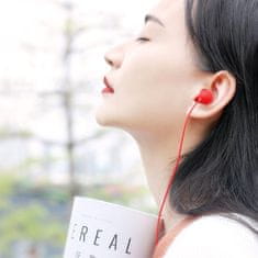 Joyroom Conch Music slúchadlá do uší 3.5mm, bílé
