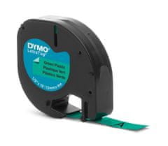 Dymo Dymo LetraTag páska plastová 12mm x 4m, zelená, 59425, S0721640