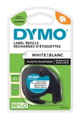 Dymo Dymo LetraTag páska plastová 12mm x 4m, bílá, 59422, S0721660