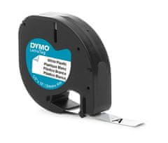 Dymo Dymo LetraTag páska plastová 12mm x 4m, bílá, 59422, S0721660
