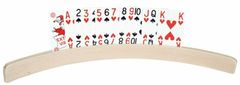 Sundo Stojánek na hrací karty dřevěný pro seniory, 35 / 50 cm Délka: 50 cm