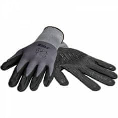 Dedra Ochranné rukavice nitrilové, puntíkované - BH1006R09