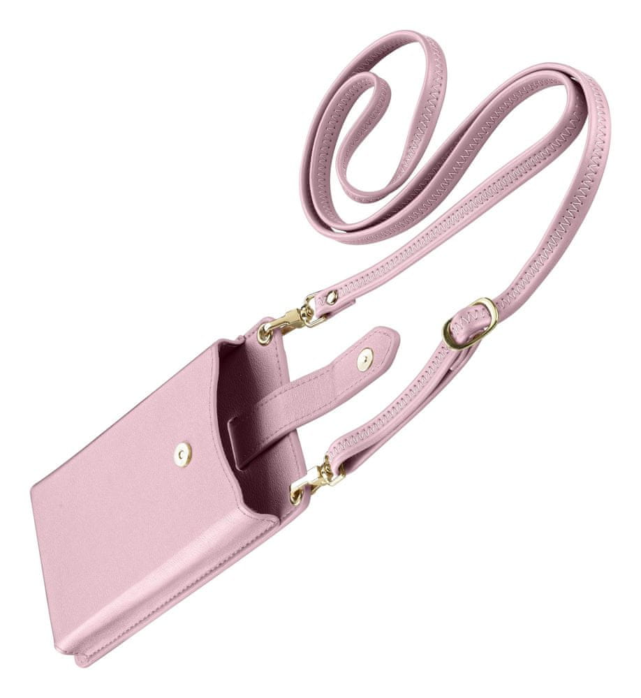CellularLine Pouzdro na krk Mini Bag pro mobilní telefony MINIBAGP, růžový