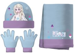 Disney dívčí set čepice, šála, rukavice Frozen WD13746 48/51