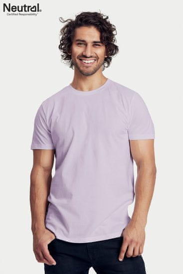 Neutral Pánské tričko z bio bavlny krátký rukáv Neutral, Velikost S, Barva Světle modrá