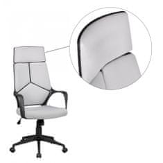 Bruxxi Kancelářská židle Techline, textilní potahovina, šedá