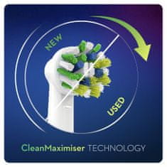 Oral-B CrossAction kartáčková hlava s technologií CleanMaximiser, balení 8 ks