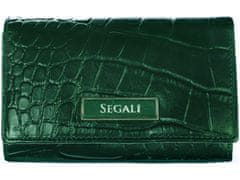 Segali Dámská kožená peněženka SEGALI 910 19 704 zelená