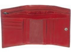 Segali Dámská peněženka kožená 3305 croco červená
