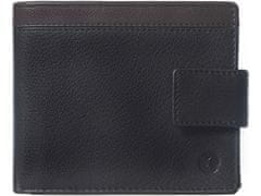 Segali Pánská kožená peněženka SEGALI 01299 černá/hnědá