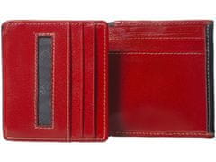 Segali Dámská peněženka kožená 150719 černá/červená
