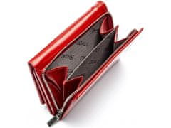 Segali Dámská peněženka kožená 100 B červená