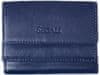 Segali Dámská kožená peněženka SEGALI 1756 modrá