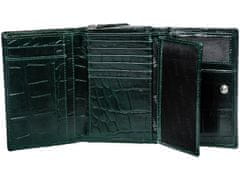 Segali Dámská kožená peněženka SEGALI 910 19 9510 zelená