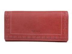 Segali Dámská kožená peněženka SEGALI 7052 červená