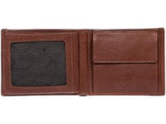 Segali Pánská peněženka kožená 70076 tmavý koňak