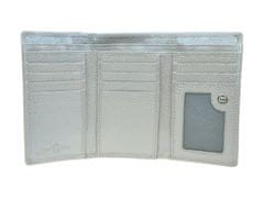 Segali Dámská peněženka kožená SEGALI 7074 stříbrná