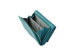 Segali Dámská peněženka kožená 61420 tyrkysová/modrá