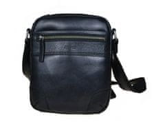 Segali Pánská kožená taška přes rameno SEGALI 25577 černá