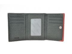 Segali Dámská kožená peněženka SEGALI 61420 W černá/červená