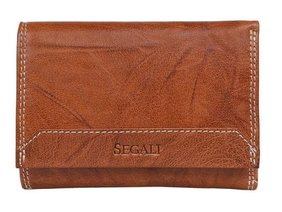 Segali Dámská kožená peněženka SEGALI 7023 Z tan