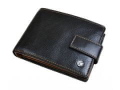 Segali Pánská peněženka kožená 907 114 2007 C černá/koňaková