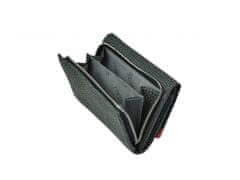 Segali Dámská kožená peněženka SEGALI 61420 W černá/červená