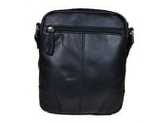 Segali Pánská kožená taška přes rameno SEGALI 25577 černá