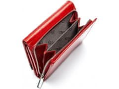 Segali Dámská peněženka kožená 61420 červená/černá
