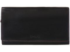 Segali Dámská kožená peněženka SEGALI 09 černá/červená