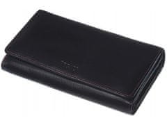 Segali Dámská kožená peněženka SEGALI 09 černá/červená
