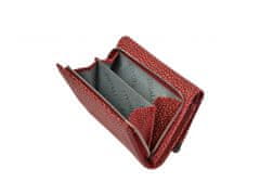 Segali Dámská peněženka kožená 61420 W červená/černá