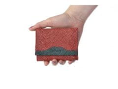 Segali Dámská peněženka kožená 61420 W červená/černá