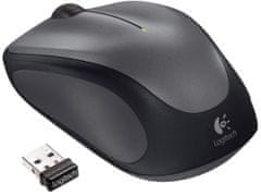 Logitech Wireless Mouse M235, šedá (910-002201)
