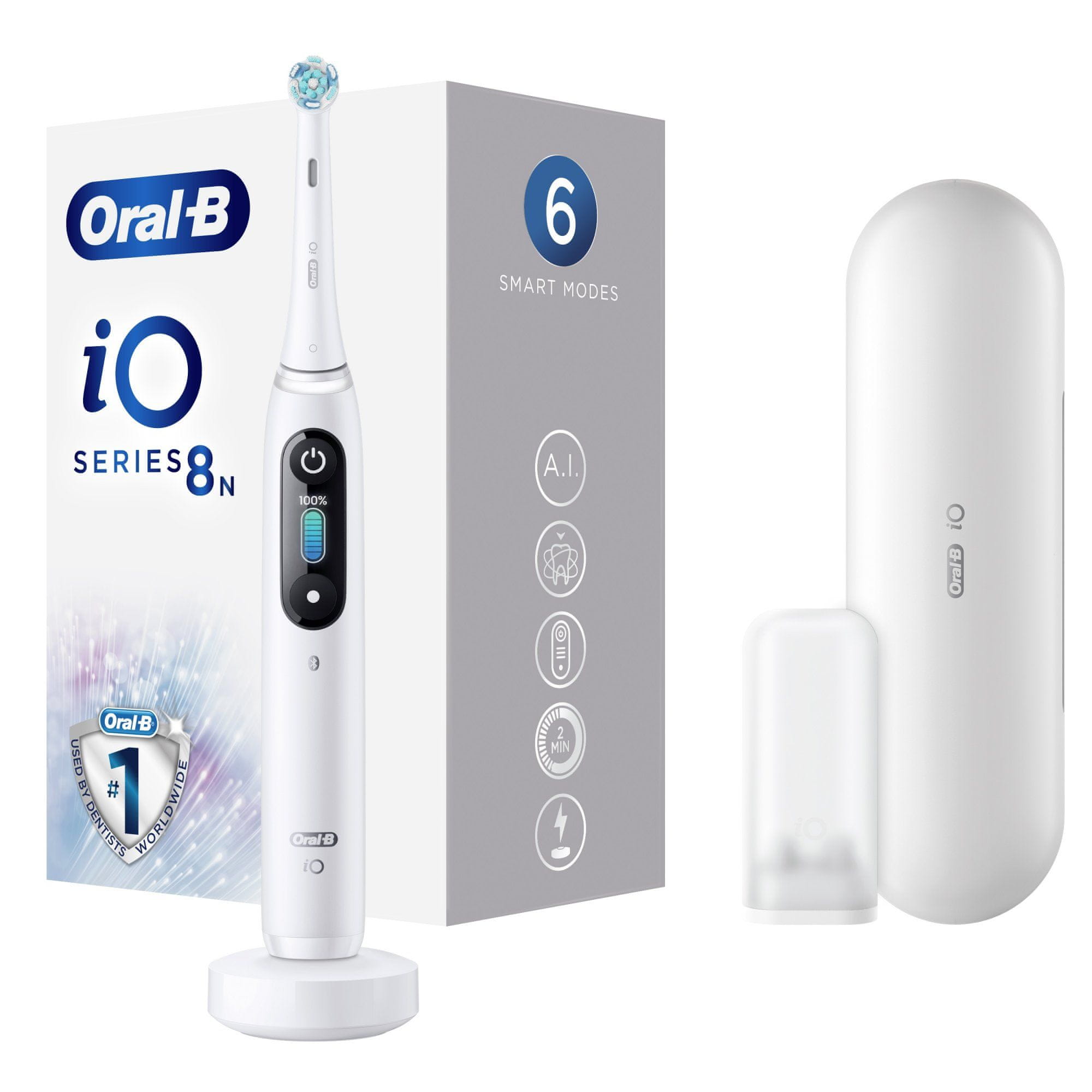 Oral-B iO – 8 – Bílý s designem od Brauna