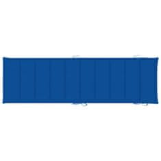 Greatstore Poduška na zahradní lehátko královská modrá 186 x 58 x 4 cm