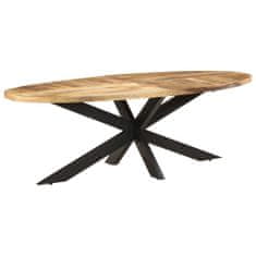 shumee Jídelní stůl 240 x 100 x 75 cm hrubé mangovníkové dřevo