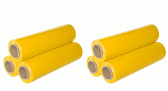 CZECHOBAL, s.r.o. 6 x Ruční fixační fólie žlutá 500 mm, 23µm, 2,1 Kg, 180 metrů
