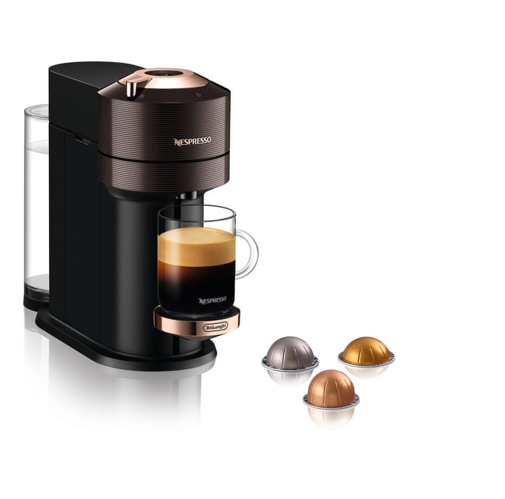 Nespresso kávovar na kapsle De´Longhi Vertuo Next Premium, Rich Brown ENV120.BW