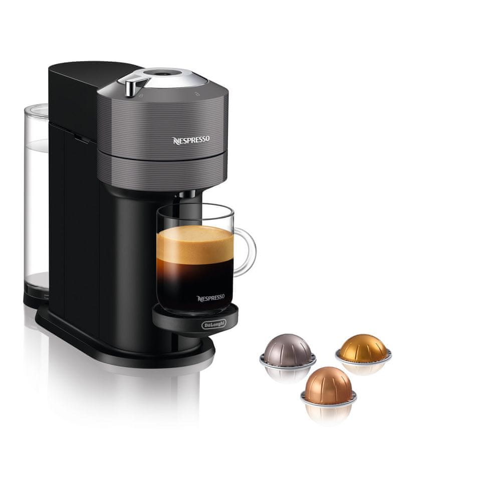 Levně Nespresso kávovar na kapsle De´Longhi Vertuo Next, Dark Grey ENV120.GY
