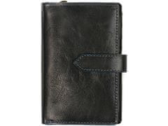 Segali Dámská peněženka kožená SEGALI 3743 černá/modrá